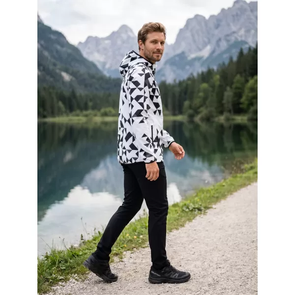  Jachetă softshell premium pentru bărbați ALTISPORT VOJ/ALM108JACK01 ALB 