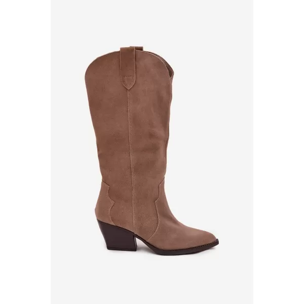  Cizme de dama BOTO URSELLE 40126 KAKI 