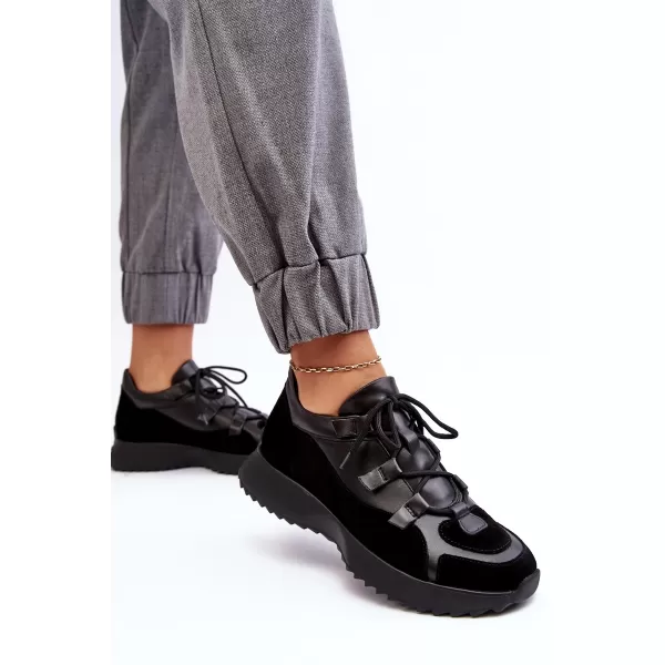  Pantofi de dama ZAZOO M01/2 28256 NEGRU 