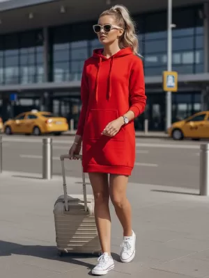 Rochie DSTREET EY1935 ROŞU