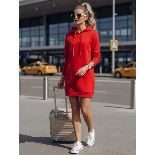  Rochie DSTREET EY1935 ROŞU 