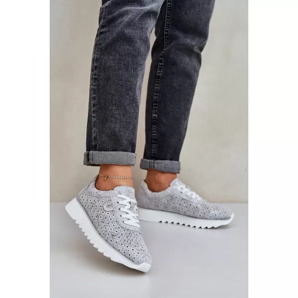  Pantofi de dama D&A LR51-635 ARGINT 