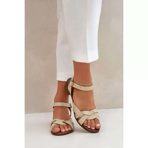  Sandale de dama ZAZOO 40372 BEJ 