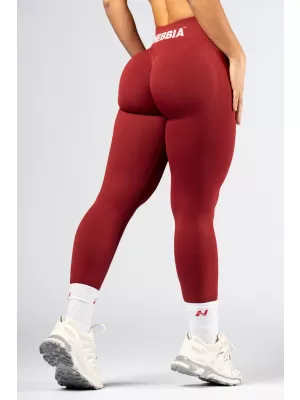 Jambiere push-up cu talie înaltă POWER 888 RED Nebbia