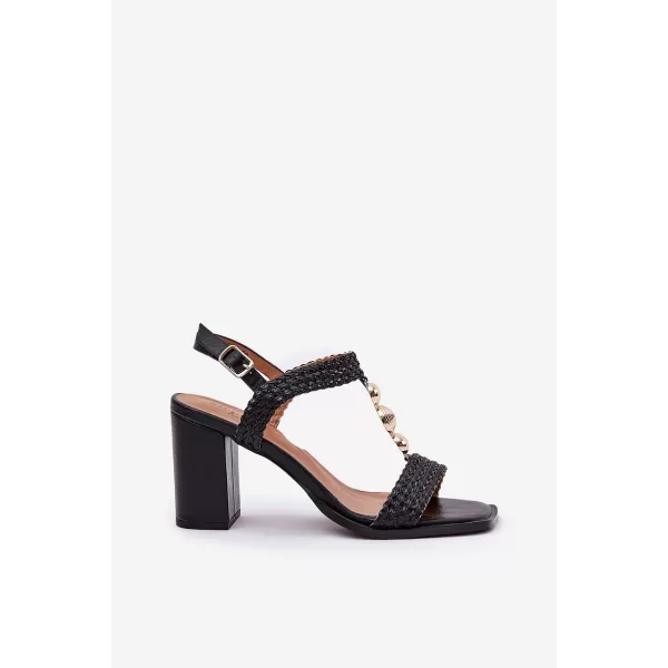  Sandale de dama BOTO ANNAVIEL 36045 NEGRU 