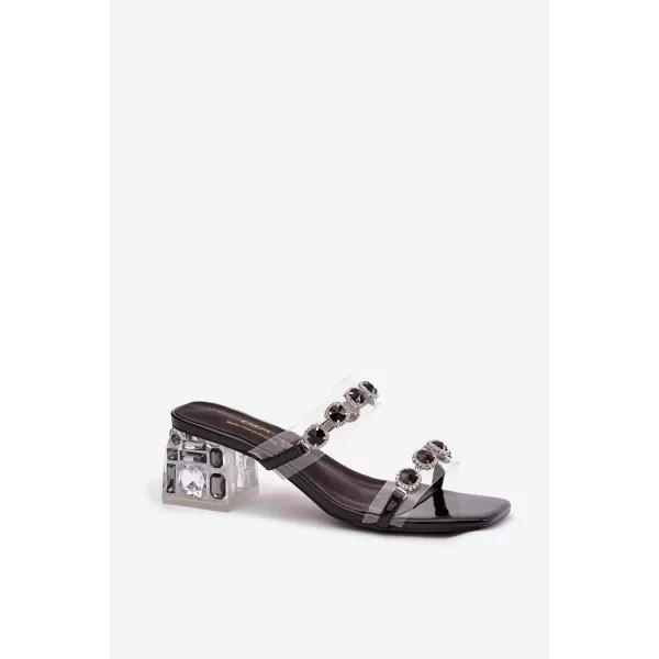  Papuci de damă D&A MR1037-02 NEGRU 