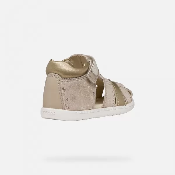 Primii pași fetelor GEOX SANDAL MACCHIA B254WB007NFC8560 BEJ 