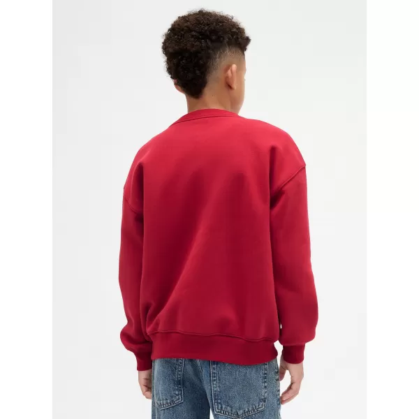  Hanorac pentru copii GAP CREW RELAXED SWEATSHIRT 844233-01 HERING 