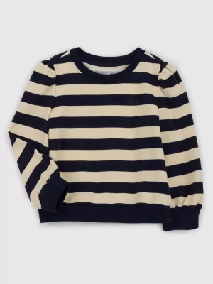 Hanorac pentru copii GAP LOGO CREW SWEATSHIRT 870968-00 DUNGĂ BLEUMARIN