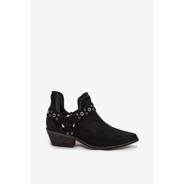  Pantofi de dama BOTO VANNESSAE 41391 NEGRU 