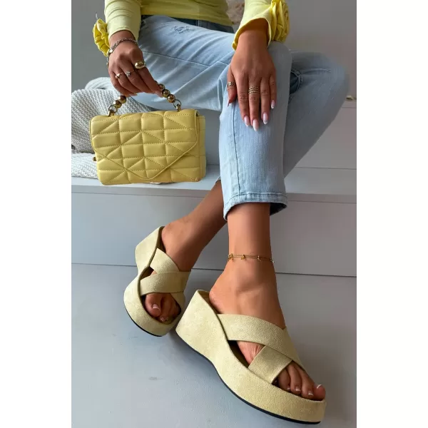  Papuci de damă BOTO CALORINE 41358 GALBEN 