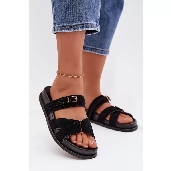 Papuci de damă BOTO SELORINA 41592 NEGRU 