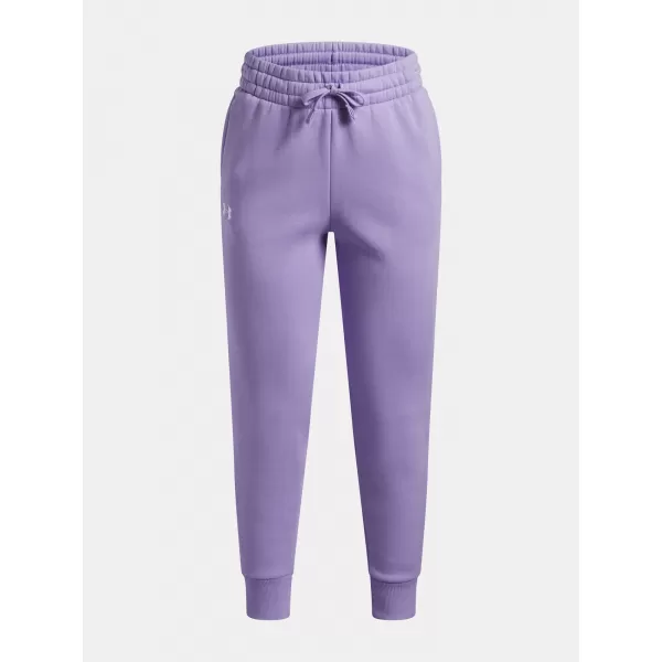  Pantaloni de trening pentru fete UNDER ARMOUR UA RIVAL FLEECE JOGGERS 1379525-538 VIOLET 