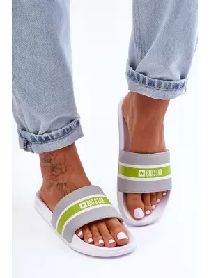 Papuci dama BIG STAR JJ274647 GRI Pantofi Big Star