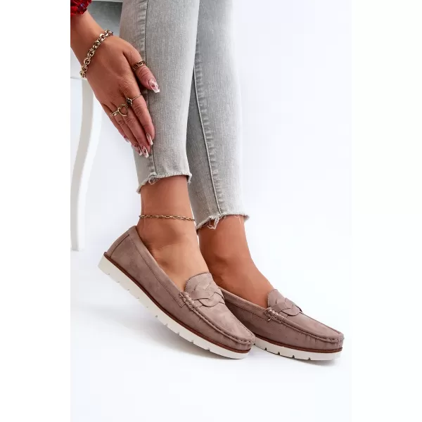  Mocasini de dama EVENTO NESTALIA TAUPE 