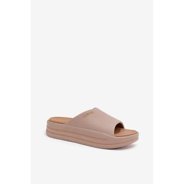  Papuci dama BIG STAR SS274424 BEI Pantofi Big Star 