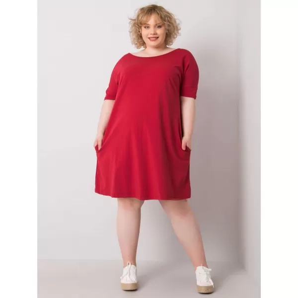  Rochie BASIC FEEL GOOD RV-SK-6639.02X BURGUNDIA 