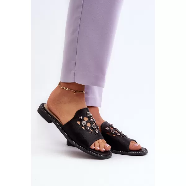  Sandale de dama S.BARSKI KV27-063 NEGRU 