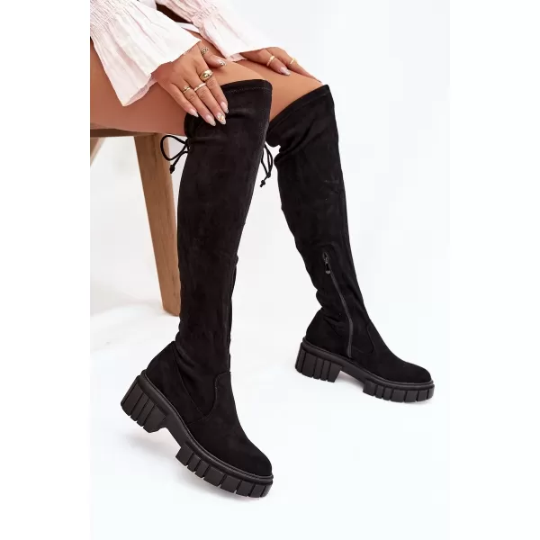  Pantofi de dama BOTO CHEERA 21449 NEGRU 