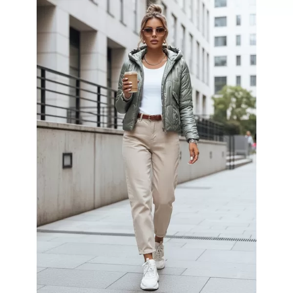  Geaca de dama DSTREET TY3712 VERDE 