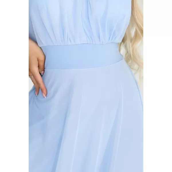  Rochie NUMOCO 662-1 ALBASTRU DESCHIS 