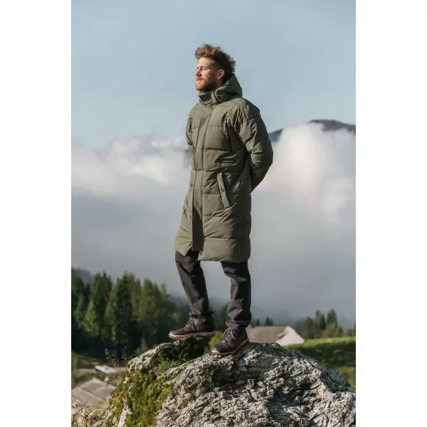  Palton de iarnă pentru bărbați NORDBLANC LOOM NBWJM8255 VERDE ARMATĂ 