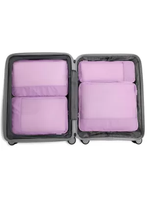 Valiză HEYS Ecotex Compression Packing Cube 4 Pc Set FLOARE DE LILIAC