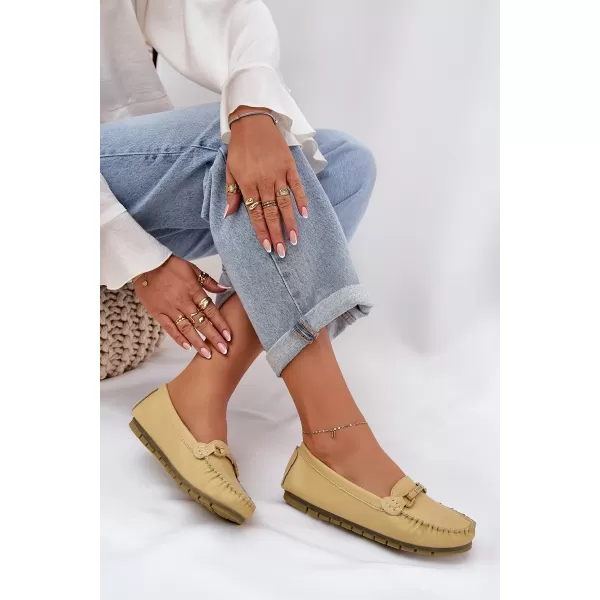  Mocasini de dama S.BARSKI LR51-547 GALBEN 