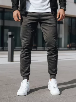 Pantaloni pentru bărbați DSTREET UX4123 GRI ÎNCHIS