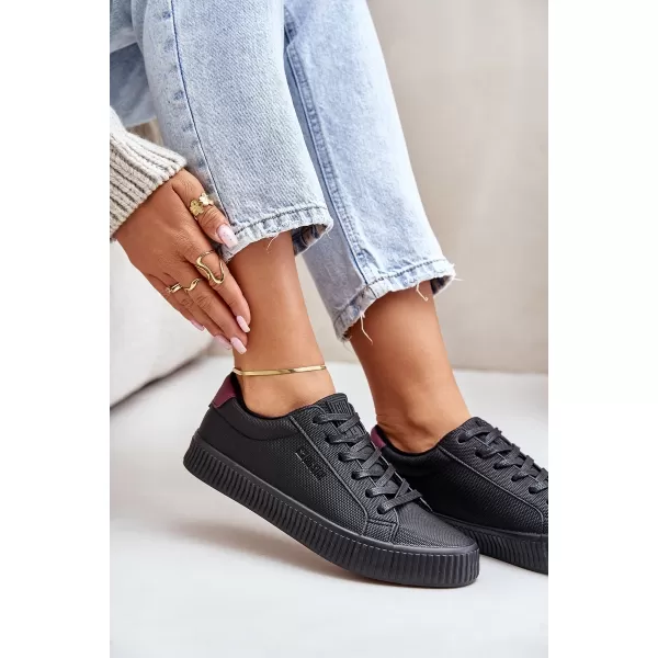  Adidași de damă BIG STAR OO274A462 NEGRI Pantofi Big Star 