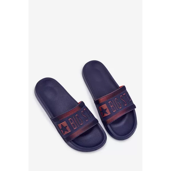  Flip-flops pentru bărbați BIG STAR RR174A052 BLUE Big Star Pantofi 