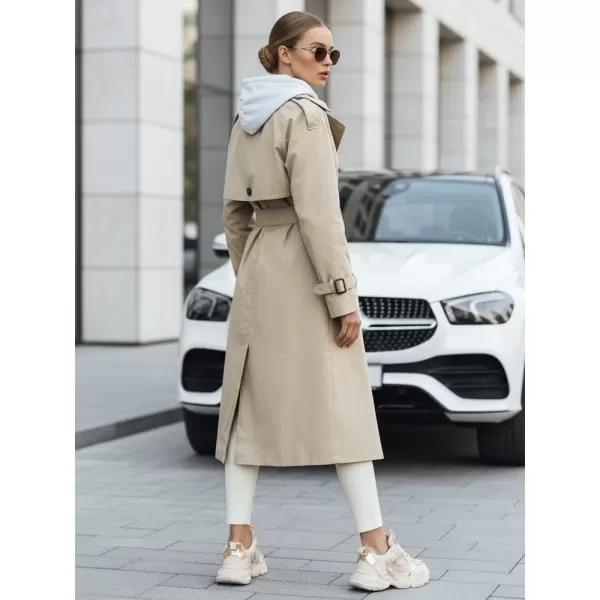 Palton de damă DSTREET TY5353 BEJ 