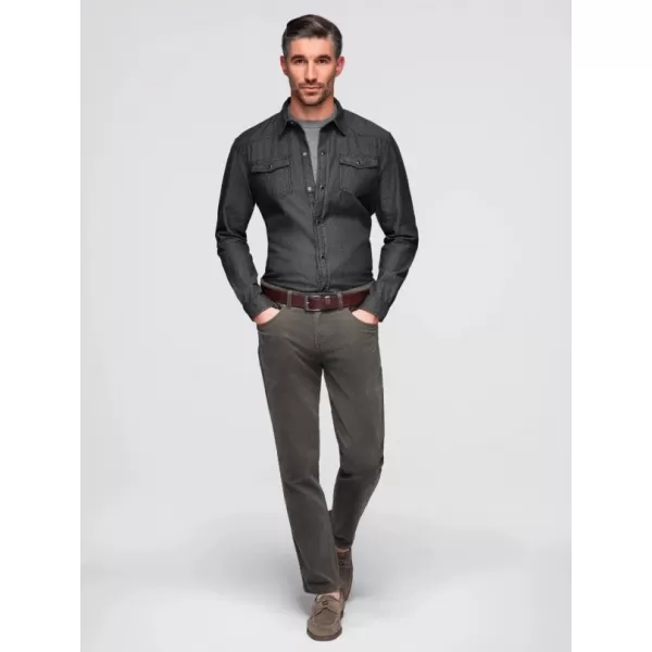  Cămașă pentru bărbați OMBRE OM-SHDS-0210 NEGRU 