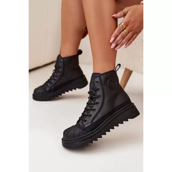  Adidași de damă BIG STAR OO274A355 NEGRI Pantofi Big Star 
