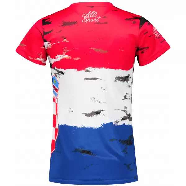  Tricou premium pentru femei ALTISPORT VOJ/ALW036HR/TR01 CROAŢIA 