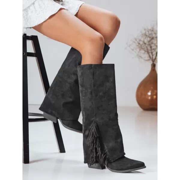  Pantofi de dama DSTREET ZY1287 NEGRU 