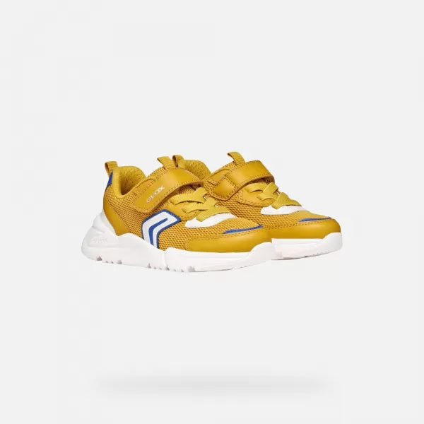  Adidași pentru băieți GEOX LOFTUS J55MQB01454C2Q1Z CHIHLIMBAR 