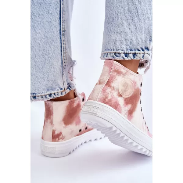  Adidași de damă BIG STAR LL274048 BEIGE/NUDE Pantofi Big Star 