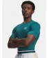 Tricou pentru bărbați UNDER ARMOUR UA HG ARMOUR COMP SS VERDE