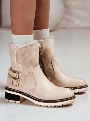 Pantofi de dama DSTREET ZY1249 BEJ