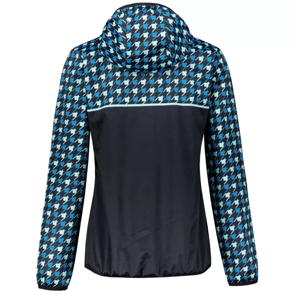  Jachetă softshell premium pentru femei ALTISPORT VOJ/ALW048JACK01 NEGRU ȘI ALBASTRU 