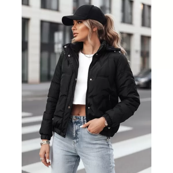  Geaca de dama DSTREET TY4175 NEGRU 