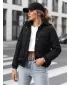 Geaca de dama DSTREET TY4175 NEGRU