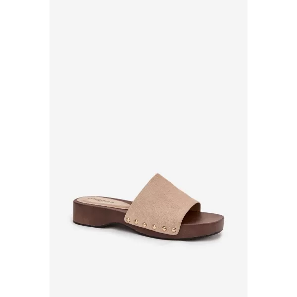  Papuci de damă BOTO FERINNA 41222 KAKI 