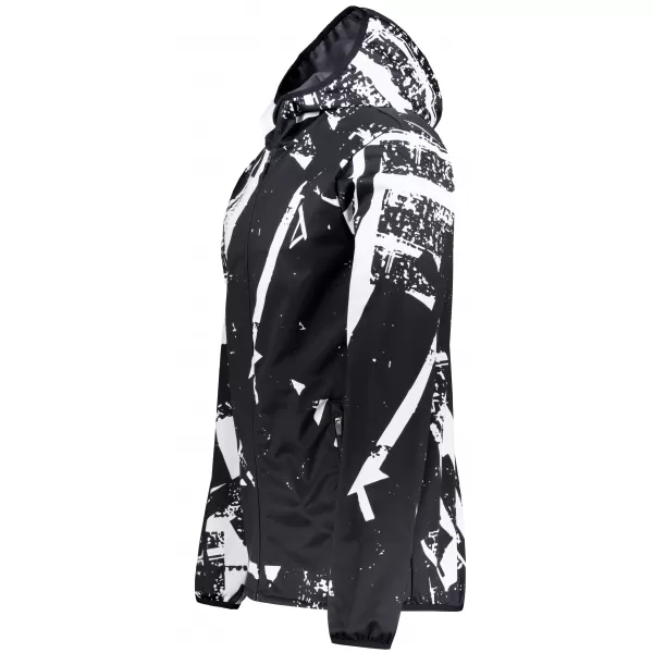  Jachetă softshell premium pentru bărbați ALTISPORT VOJ/ALM079JACK01 ALB-NEGRU 