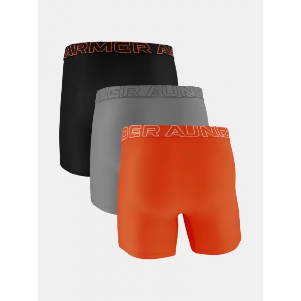  Boxeri pentru bărbați UNDER ARMOUR UA PERFORMANCE TECH MESH - SOLID 6IN - 1383884-690 ROŞU 