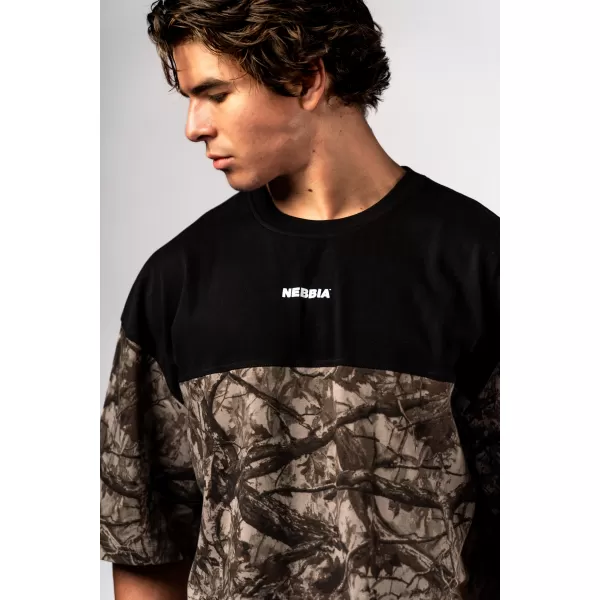  Tricou supradimensionat POWER 898 LIGHT BROWN CAMO Nebbia 