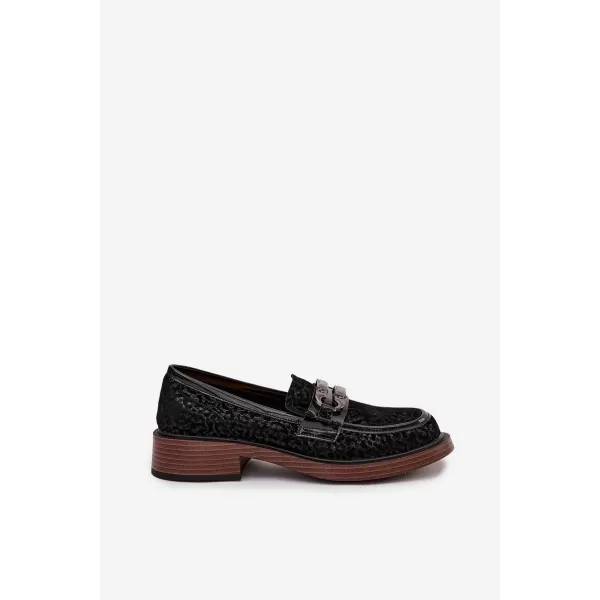  Mocasini de dama D&A MR52-176 NEGRU 