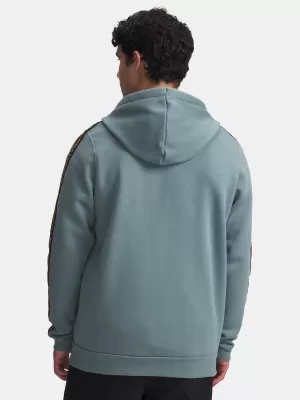 Hanorac pentru bărbați UNDER ARMOUR UA ICON FLEECE FZ TAPING 1390298-587 ALBASTRU
