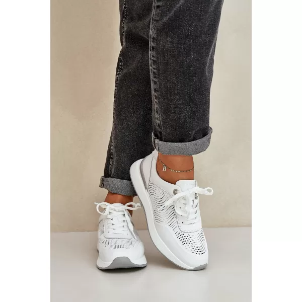  Pantofi de dama S.BARSKI LR51-551 ALB 